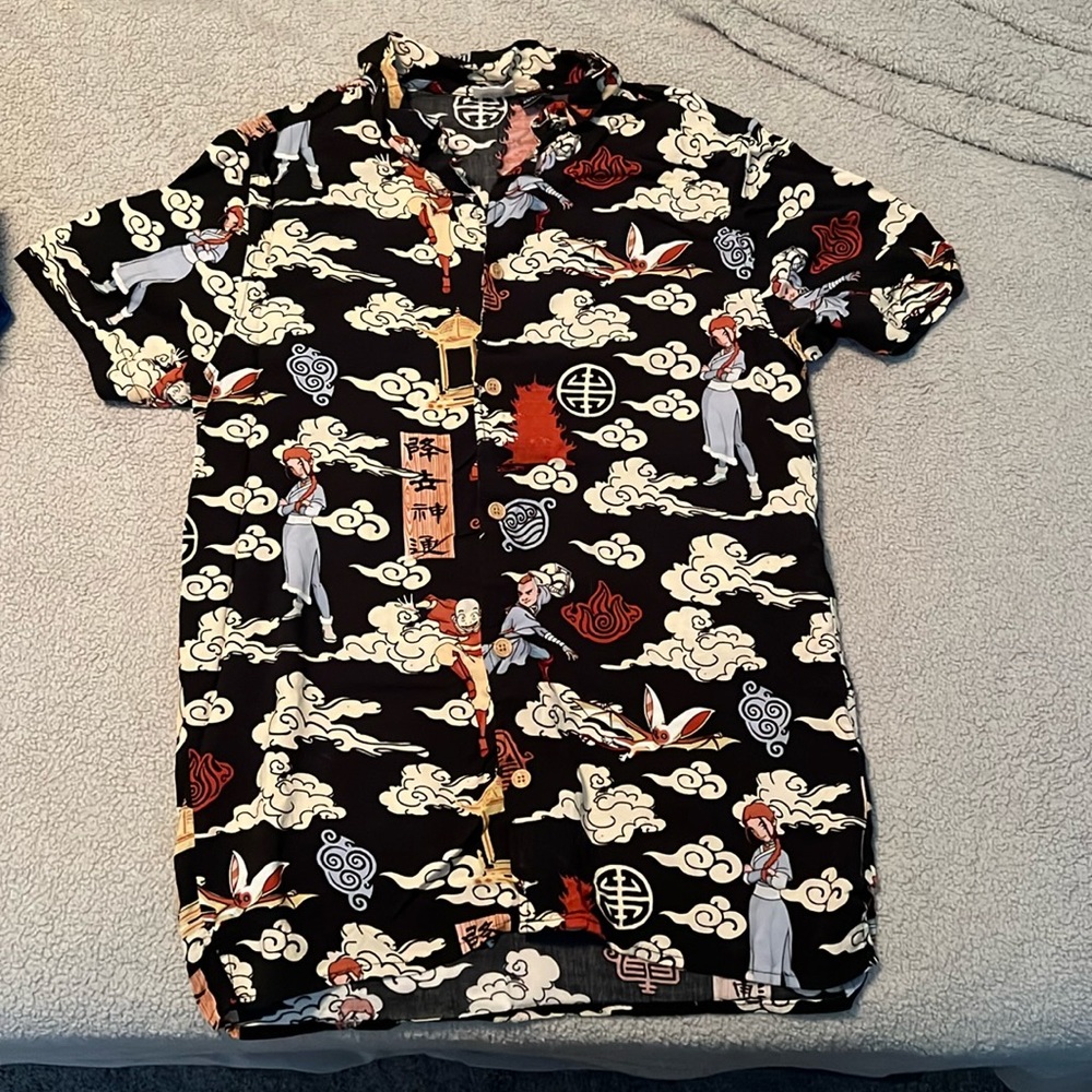 Boxlunch Avatar the last airbender button down ATLA xs